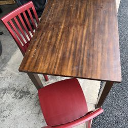 PB Kids Table And Two Chairs