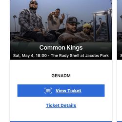 Common Kings At Rady Shell