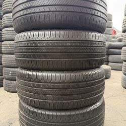 4 HANKOOK TIRES 225/55/18 FREE MOUNT AND BALANCE 