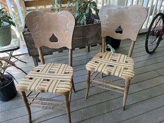 100 Year Old Wooden Chairs