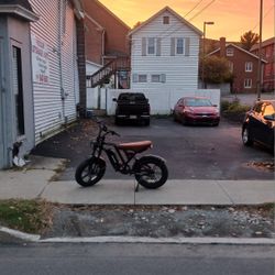 Moped Style Electric Bike Ready To Ride As Is 