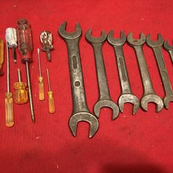 Antique Old Tools Screwdrivers Wrenches  $10 for everything