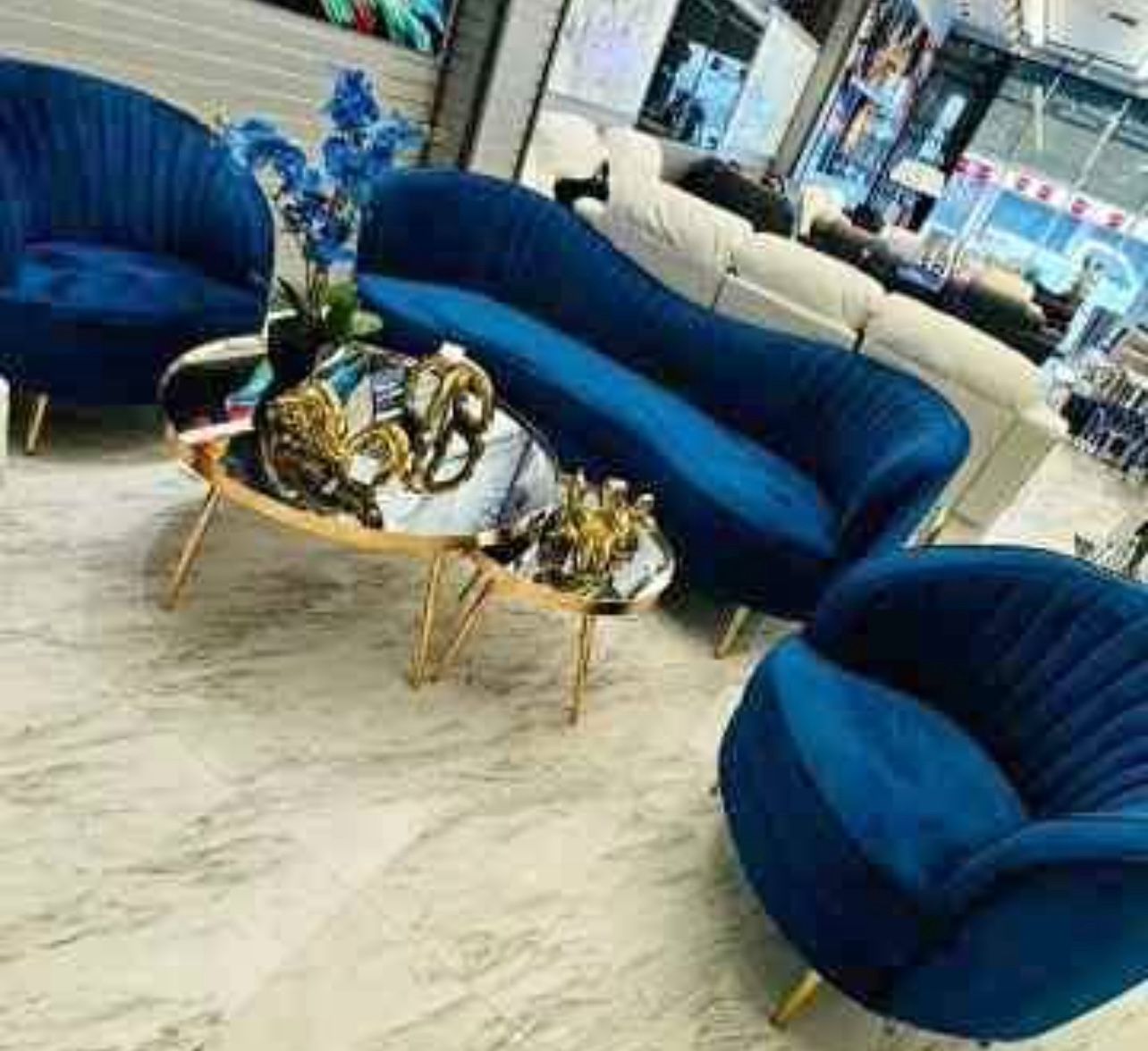 New 2pc Sofa And Loveseat In Box 📦 Buy Now Pay Later $39 Down 