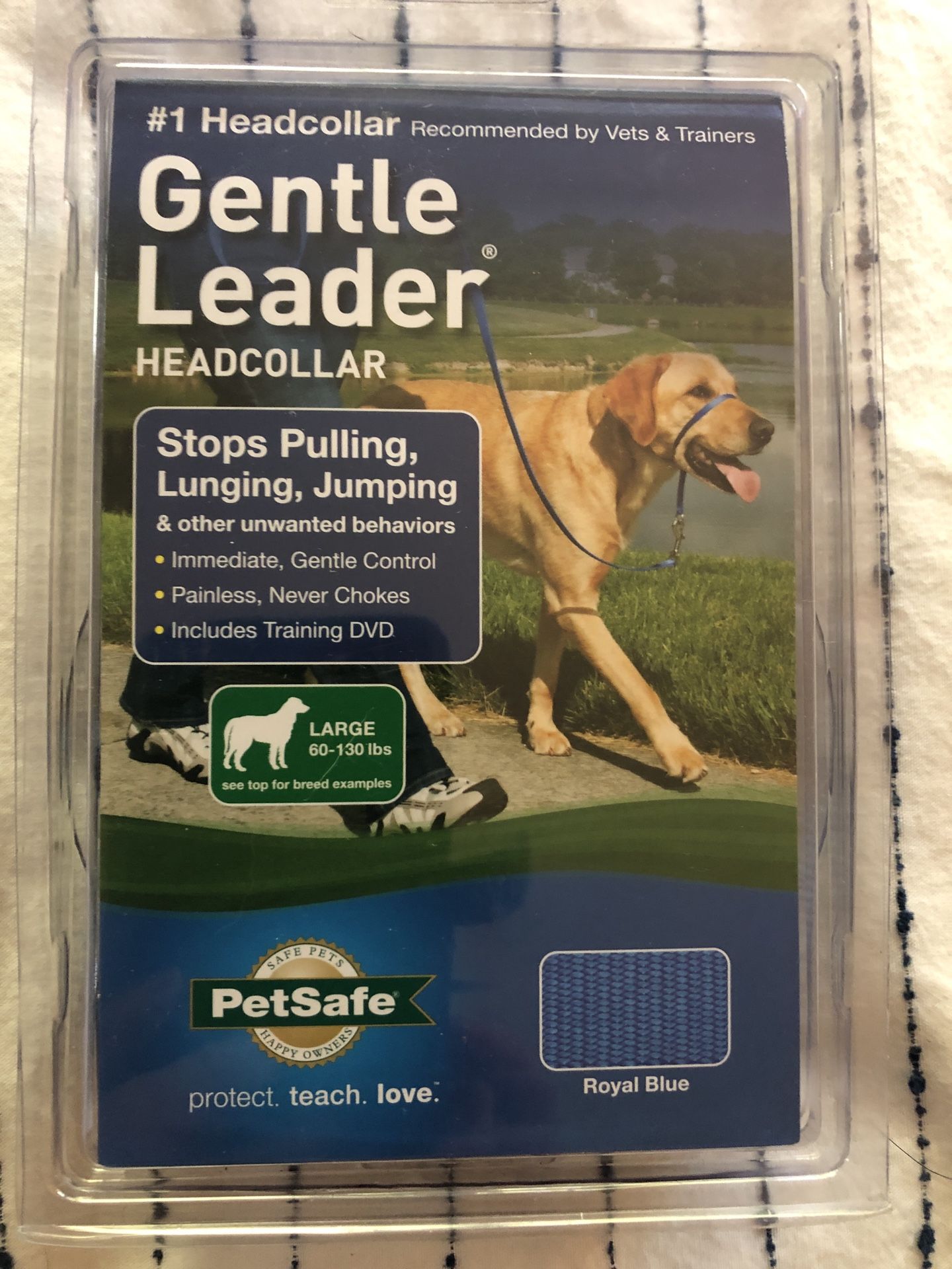 Petsafe Gentle Leader Head collar For Large Dogs 60 - 140lbs Blue
