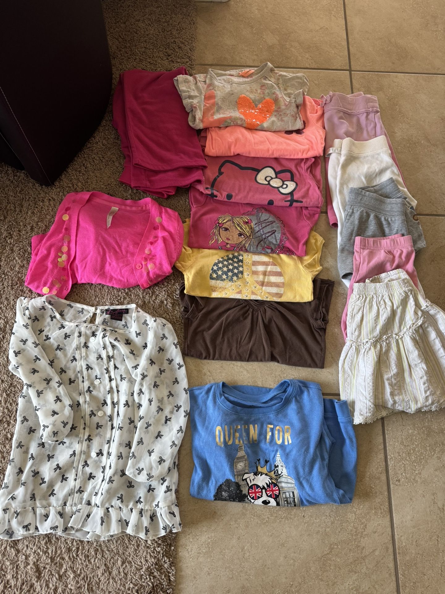 Size 6 Cute Girls Clothes Bundle 