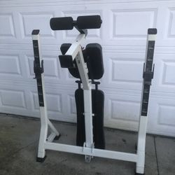 Space Saver Weight Bench Folds To The Wall