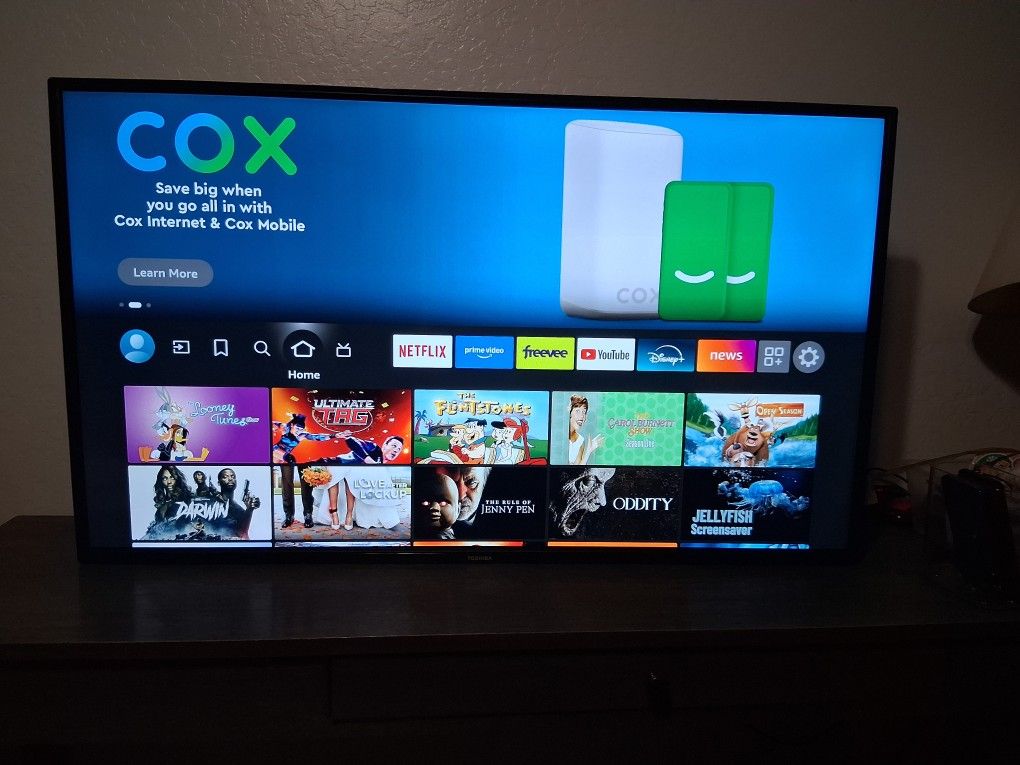Toshiba Flat Screen TV 49 Inch