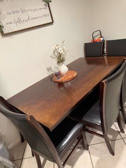 Dining Table Set With 6 Chairs