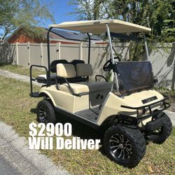 Lifted Club Car Lithium Golf Cart (Will Deliver)