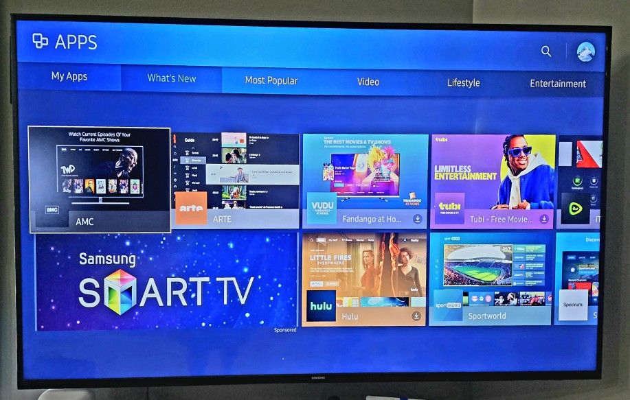 Samsung 70" Smart TV Fully Functional Bright Screen!