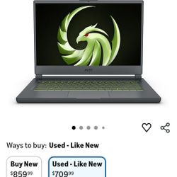 MSI Gaming laptop RTX 3070