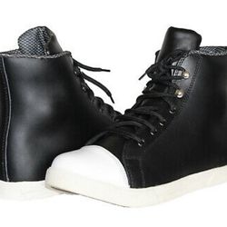 Men Casual Motorcycle Biker Combat Riding Ankle Leather Sneakers Size 