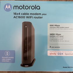 Motorola Modem plus WiFi Router