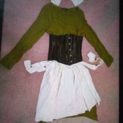 Small Renaissance Dress Costume Corset 