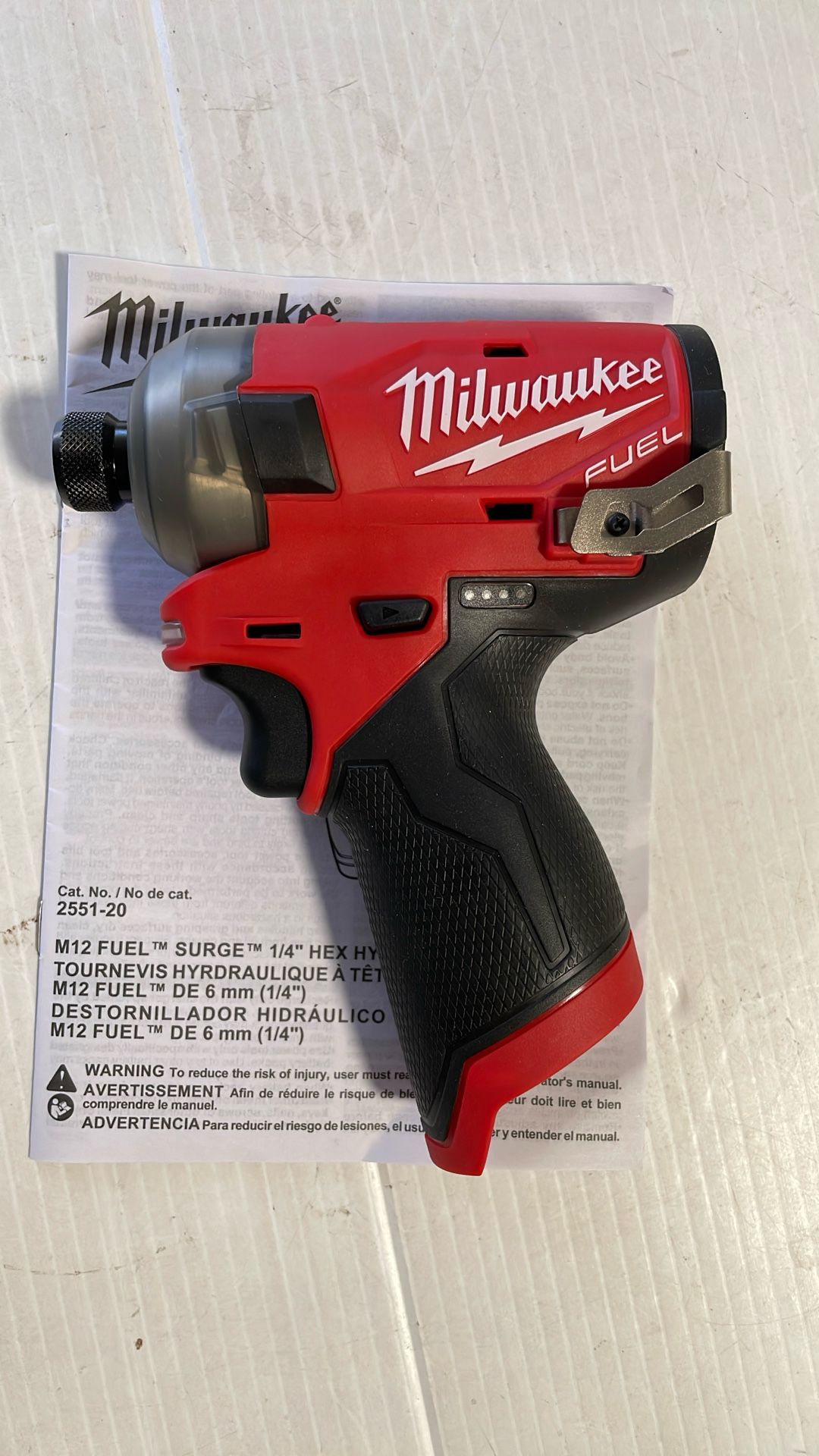 Milwaukee M12 Surge Impact Driver 80.00