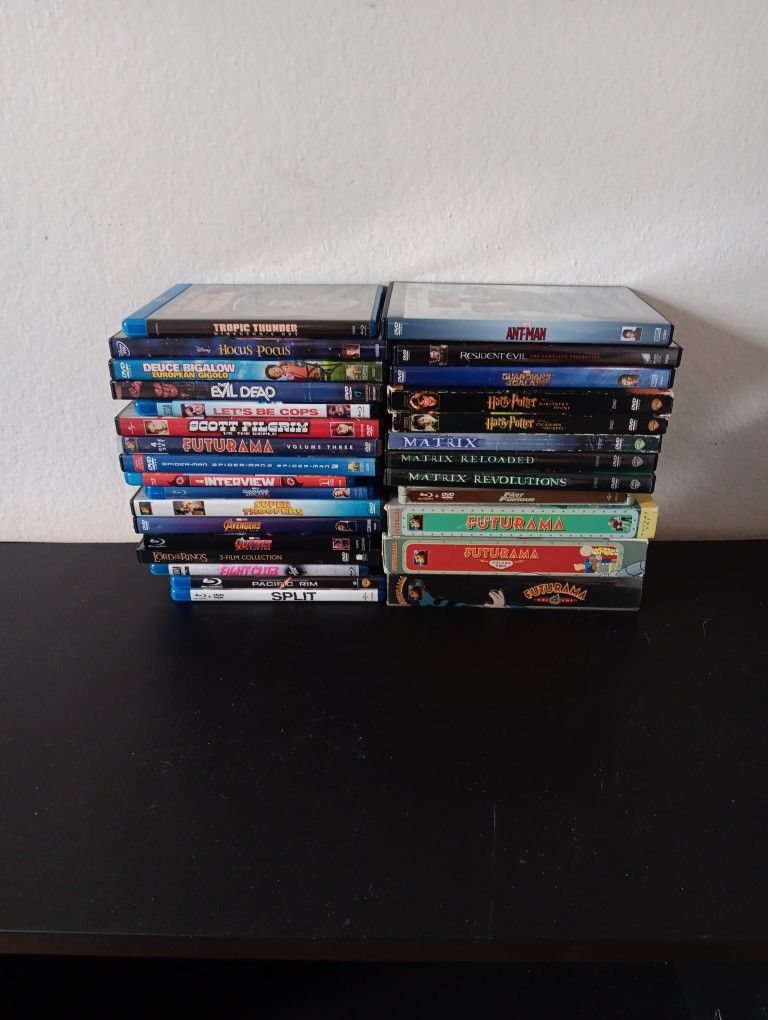 Movie, DVD Blu-ray Lot