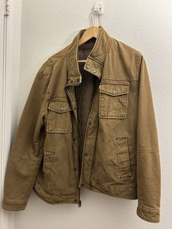 Levi’s Men Military Field Jacket Tan Brown
