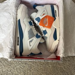 Jordan 4 Retro Militery Blue Size 9