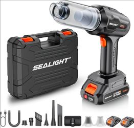 Sealight Cordless Handheld Vacuum with Accessories