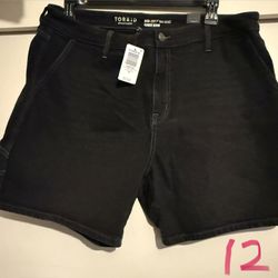 Black Shorts (Torrid Size 18) “dad Shorts”