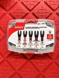 DIABLO E 5-PIECE GENERAL PURPOSE OSCILLATING BLADE SET