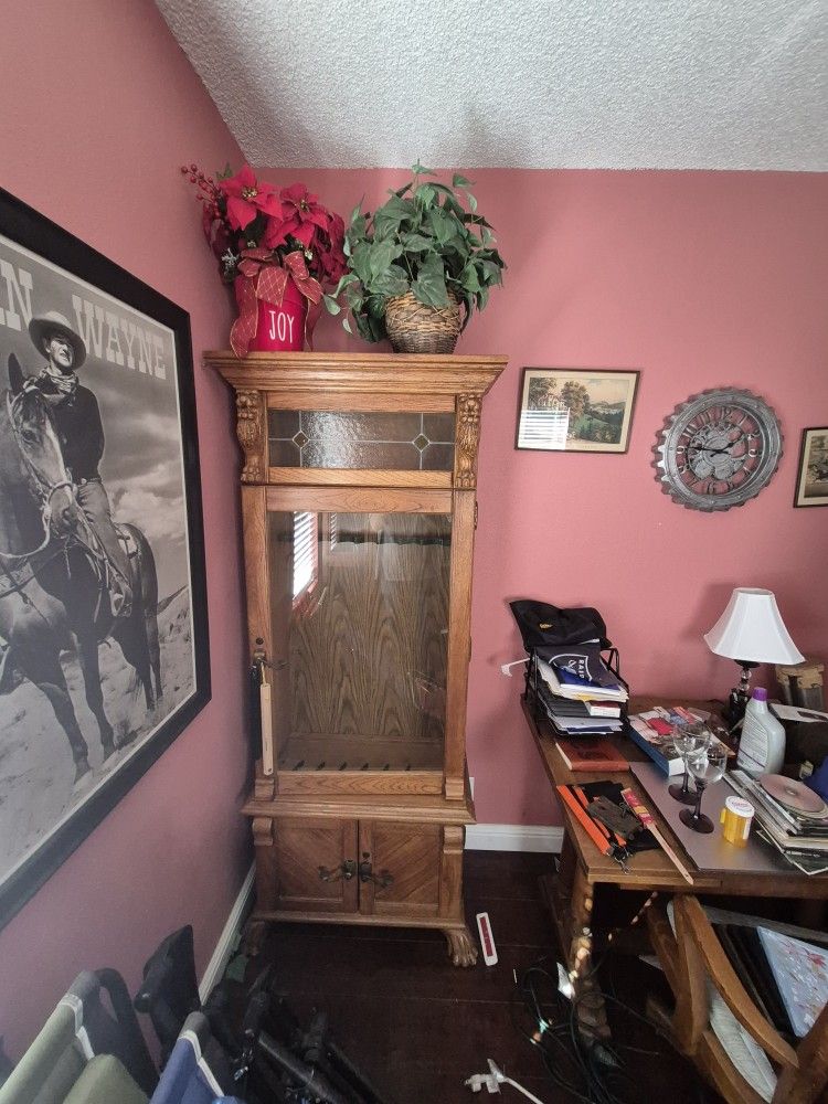 Antique Gun Cabinet