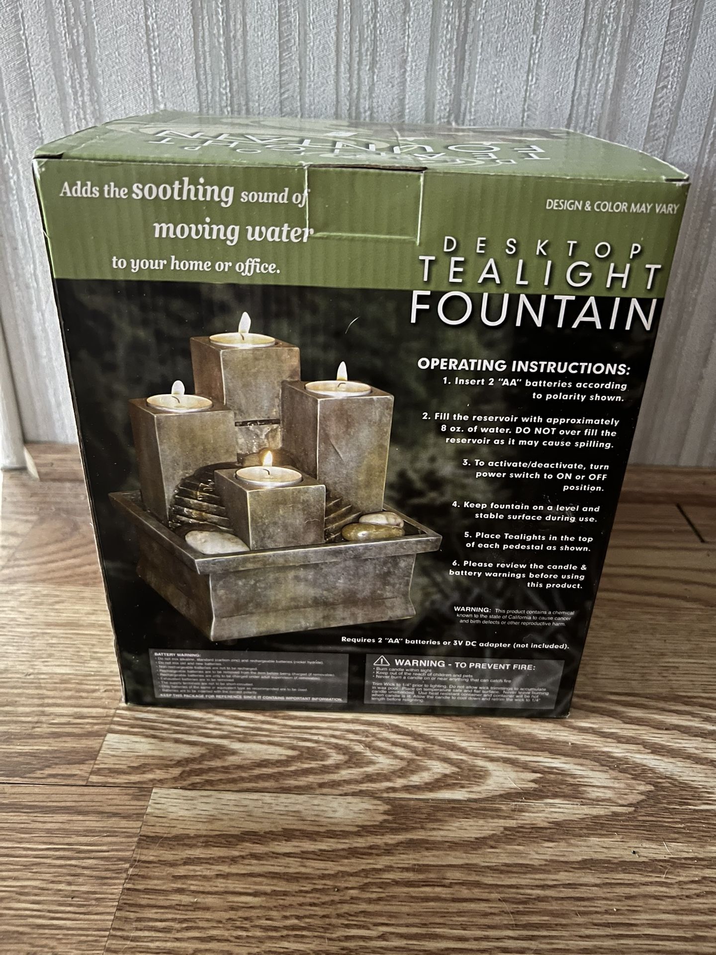 Desktop Tea Light Fountain