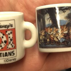 Disney Vintage Mini Mugs 