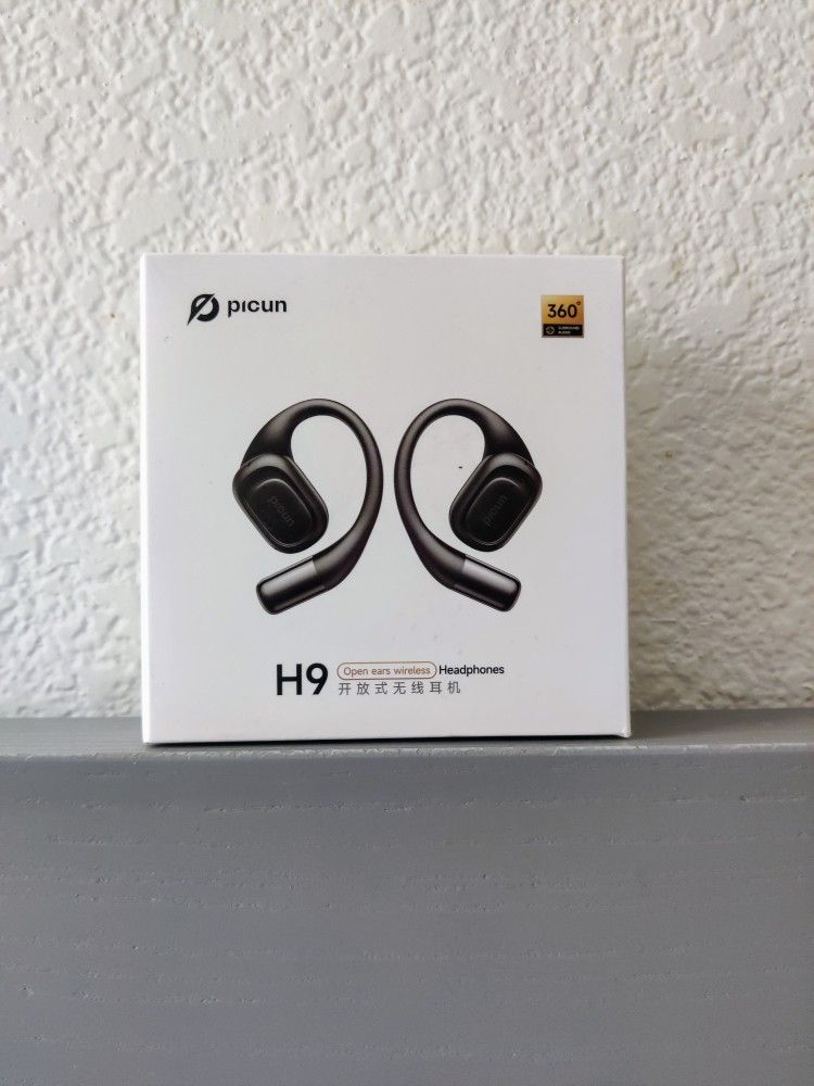 Open Ear Headphones, Adjustable Ear Hooks, Ultra Comfort, Snug Fit, Noise Isolation