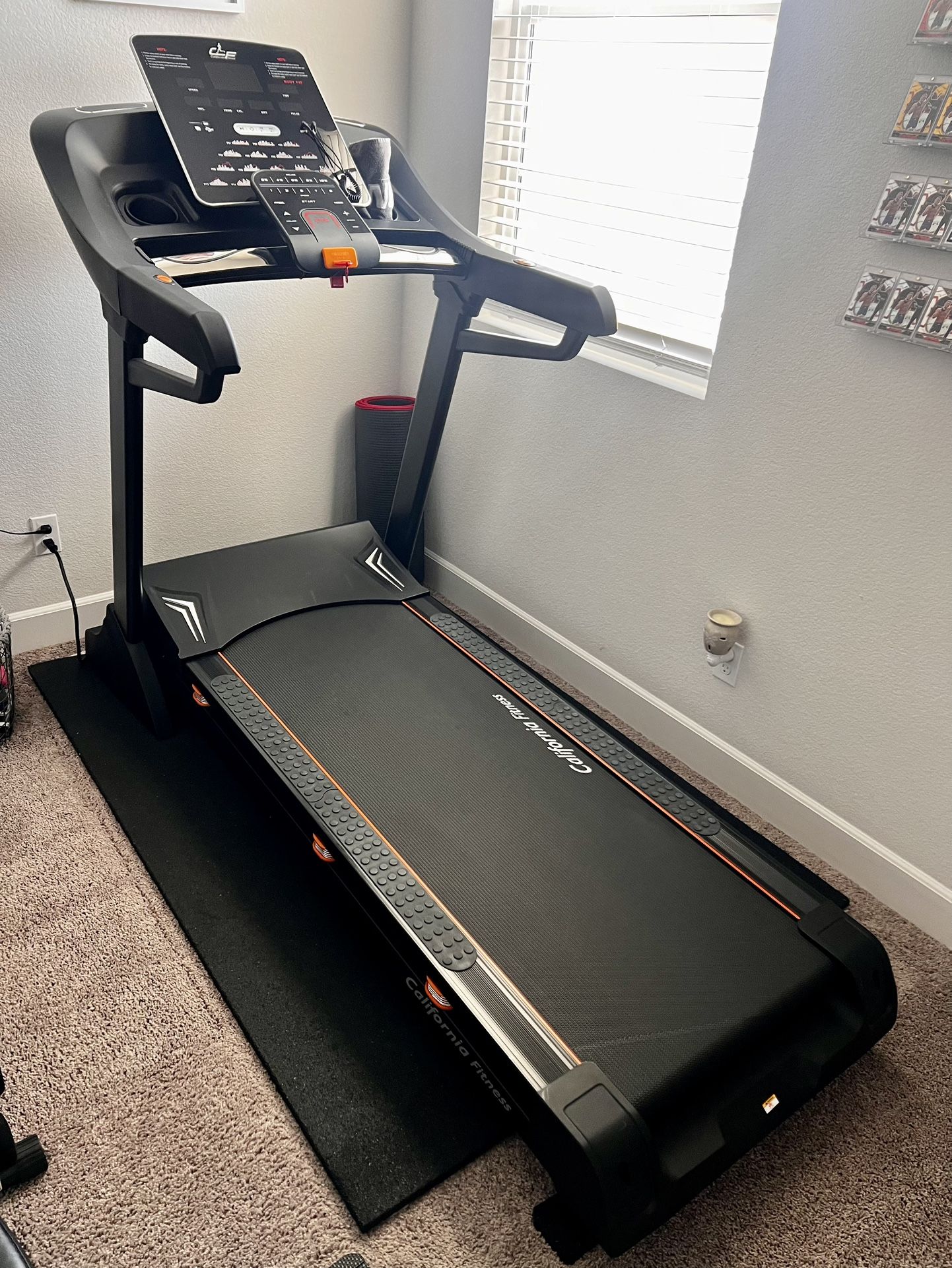 California Fitness Foldable Treadmill Gym Cardio Machine