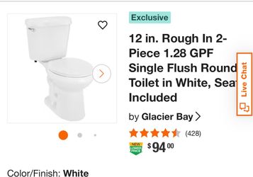 Brand new toilet