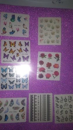 Nail art stickers