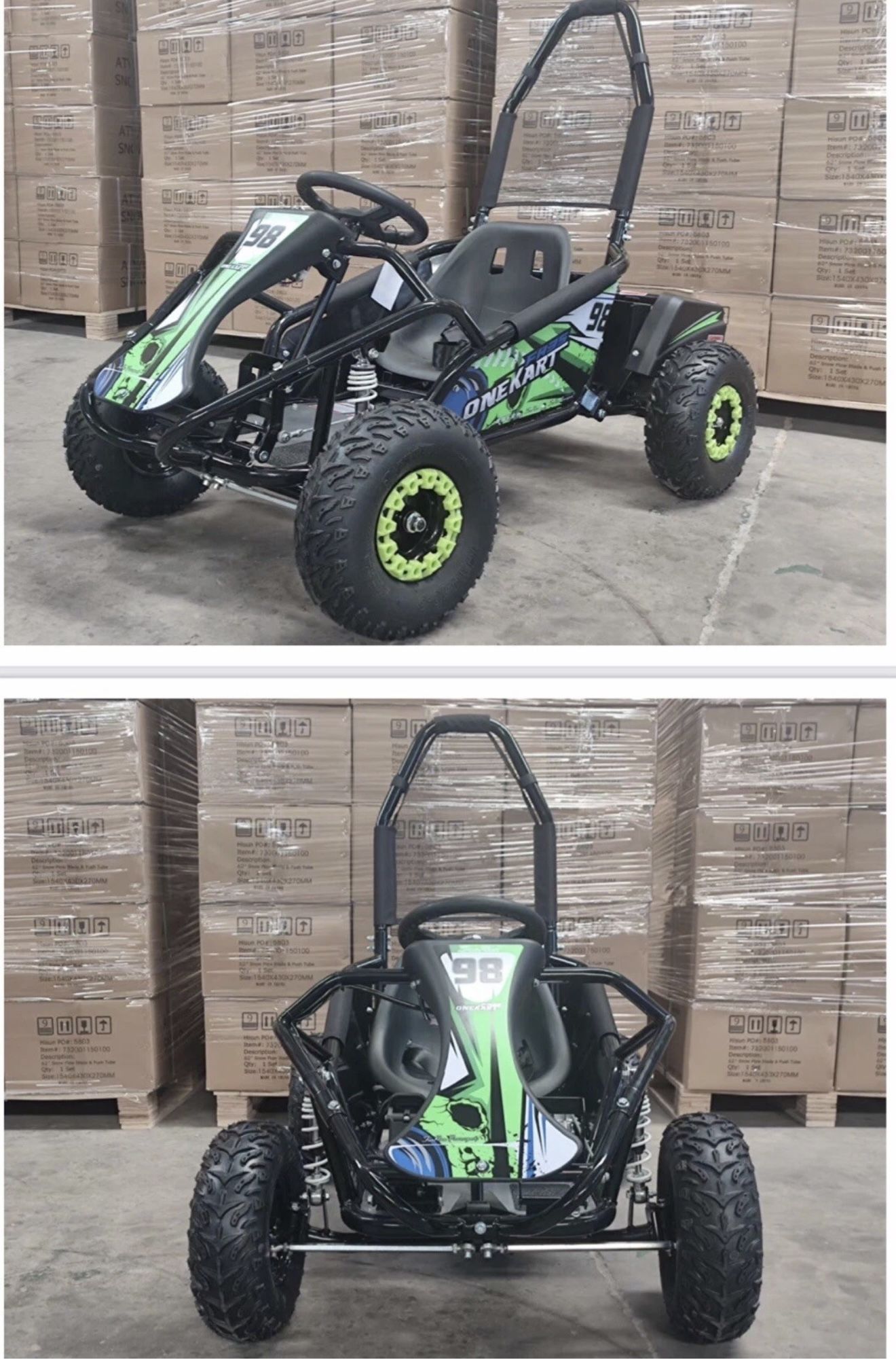 1000 Watt Electric Go-Kart Dune Buggy With 48 Volt Rechargeable Battery And Brushless Motor