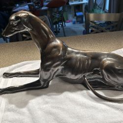 Bronze Greyhound Statue