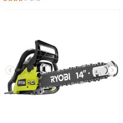 RYOBI 14 in. 37cc 2-Cycle Gas Chainsaw