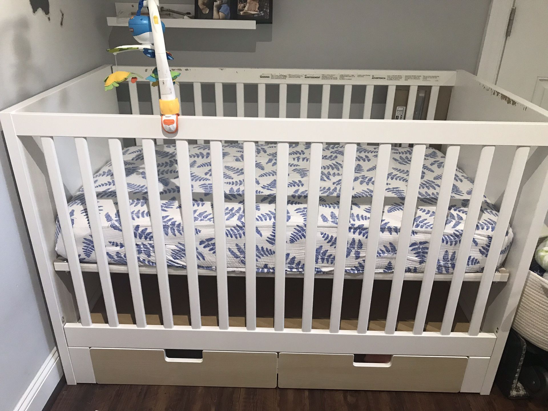 IKEA Stuva crib + mattress