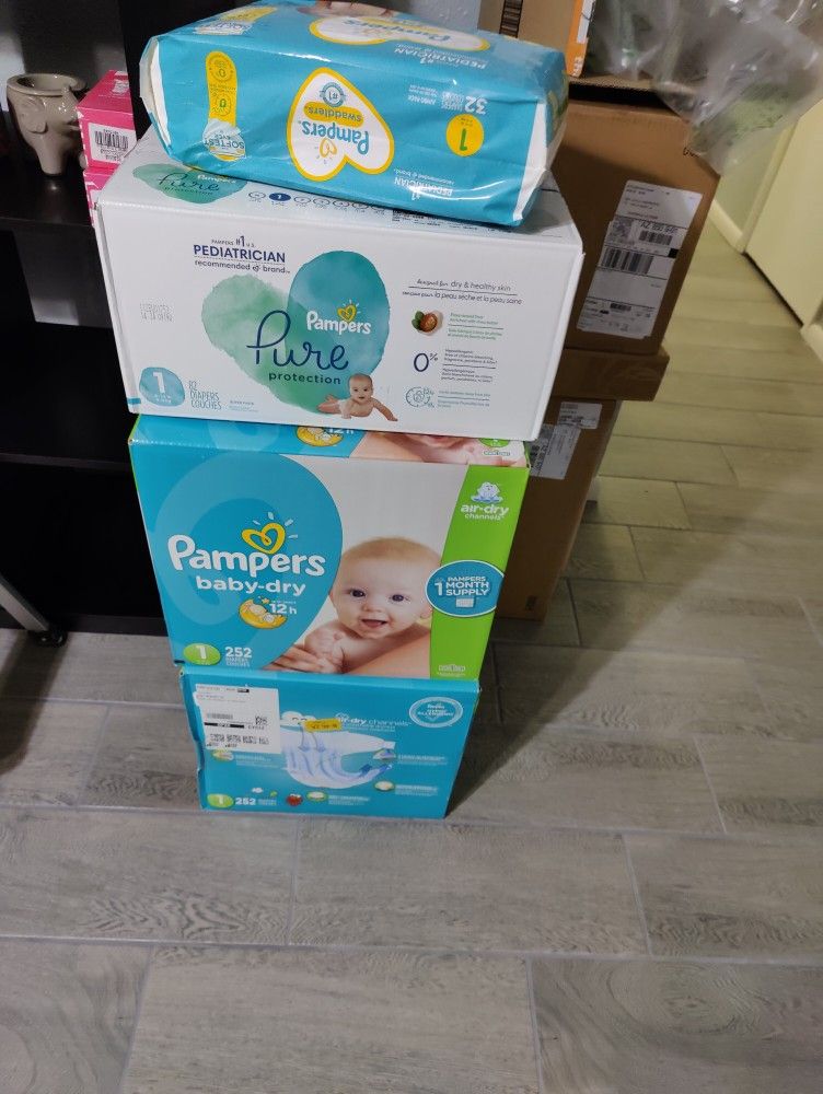 Pampers Size 1 Boxes/pack