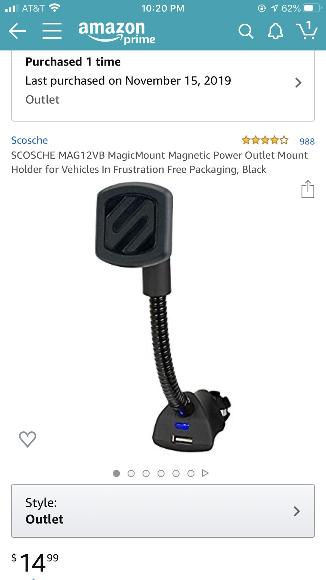 Scosche Magnetic Phone Mount