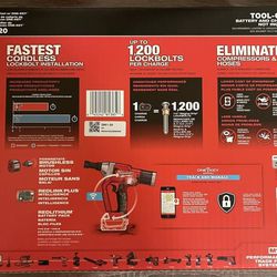 Milwaukee 2661-20 M18 FUEL 1/4" Cordless Lockbolt Tool With One-Key, Tool Only
