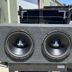 JL Audio 12” X2 Car Speaker Cabinet