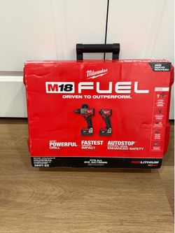 📌Milwaukee M18 FUEL 18V Lithium-Ion Brushless Cordless Hammer Drill and Impact Driver Combo Kit) 👉PRECIO FIRME NO MENOS👉$300