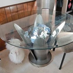 Elite Modern Glass Dining Table And Chairs