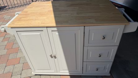 Kitchen Island Cart w/wheels