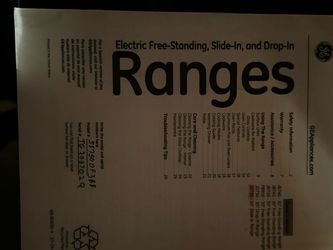 GE Electric range