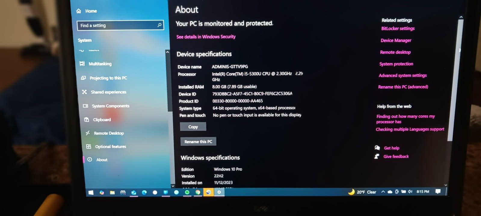 Dell Latitude E5450 Laptop
