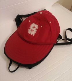 Stanford Backpack shaped like a baseball cap