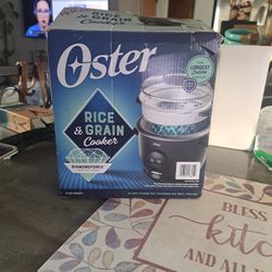 Oster 6-Cup Electric Rice & Grain Cooker W/ Nonstick Coating