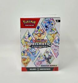 Pokemon TCG Prismatic Evolutions Booster Bundle Box 6 Packs English