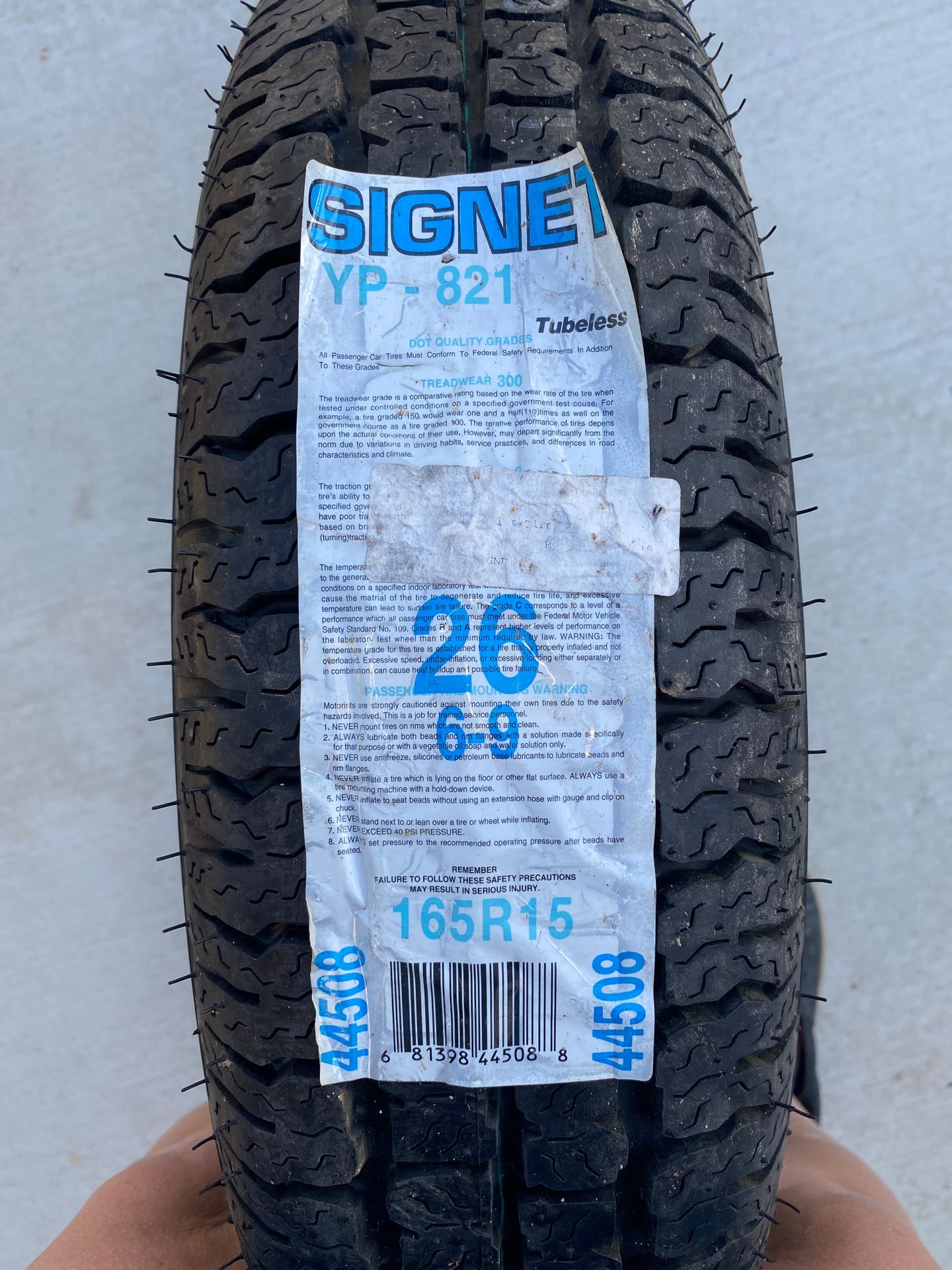 Newer trailer tires.