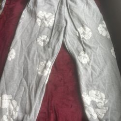 Grey Denim tears Sweatpants/joggers